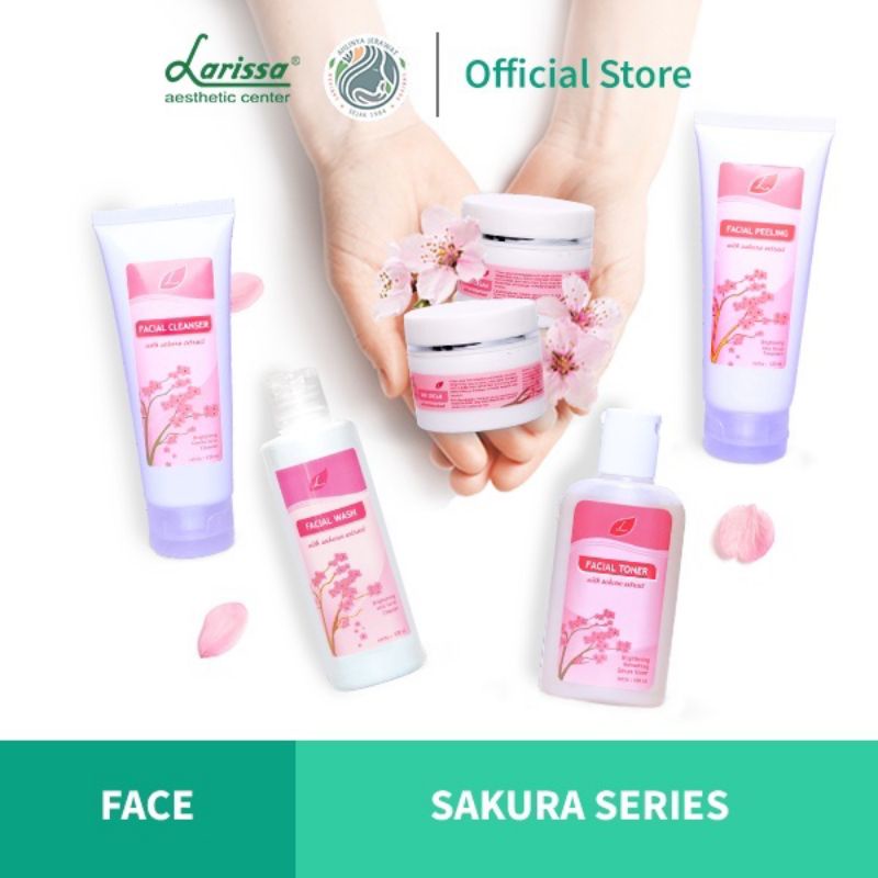 Jual Larissa Paket Sakura Brightening Series Shopee Indonesia