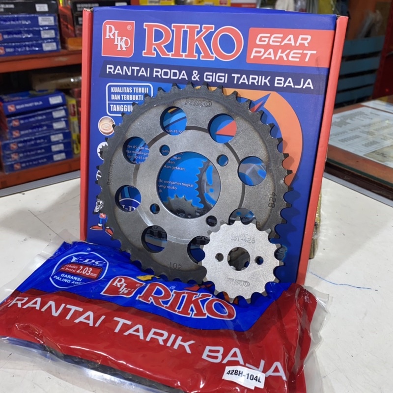 Jual GEAR SET RIKO BAJA SEPUH SUPRA SUPRA FIT SUPRA X SUPRA 100 ASTREA