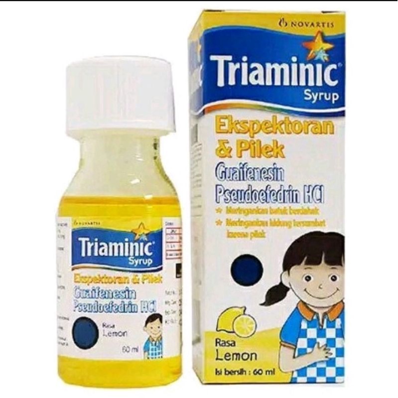 Jual TRIAMINIC KUNING TRIAMINIC EKSPEKTORAN 60 Ml SIRUP BATUK