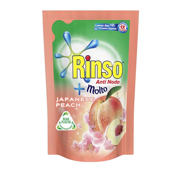 Jual RINSO MOLTO JAPANESE PEACH LIQ 750ML Shopee Indonesia