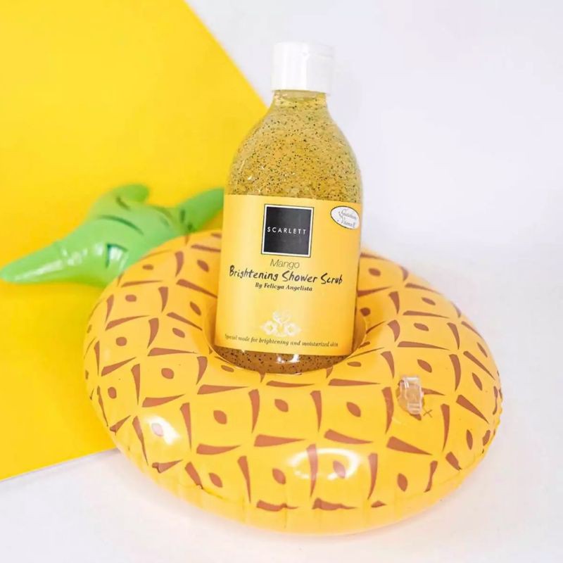 Scarlett Whitening Shower Scrub Mango Ml Shopee Indonesia