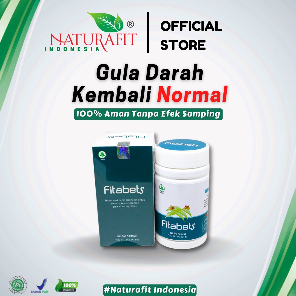 Fitabets Obat Diabetes Herbal Kencing Manis Gula Darah Tinggi Obat