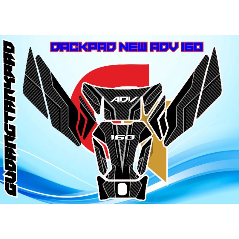 Jual TANKPAD NEW ADV 160 STIKER RESIN PELINDUNG DACKPAD NEW ADV 160