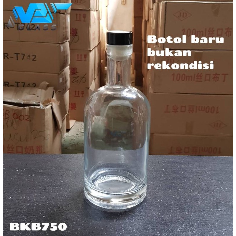 Jual Bkb Botol Kaca Ml Liquor Bottle Tutup Cork Botol Kaca