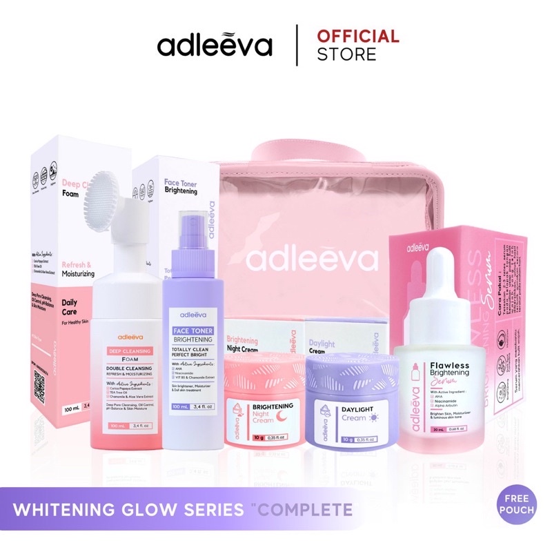 Jual Adleeva Paket Whitening Glow Series Complete Shopee Indonesia