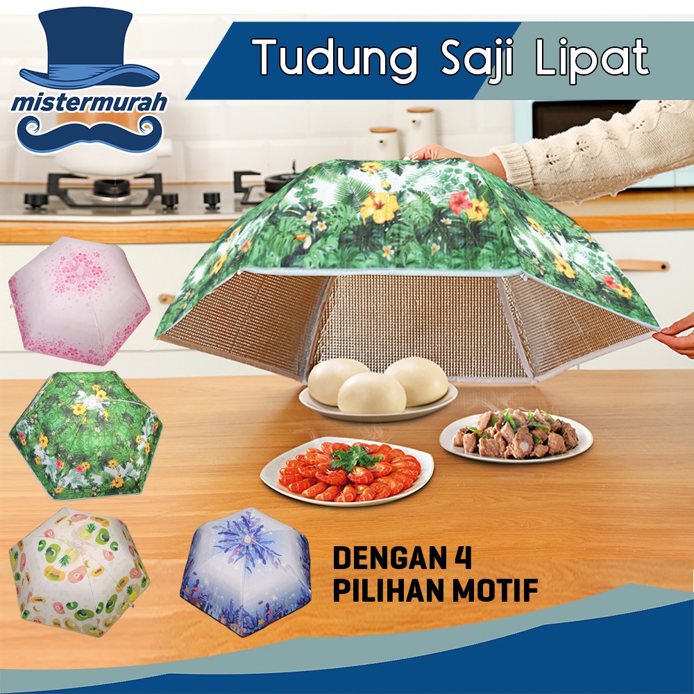 Jual Tudung Saji Lipat Jumbo Penahan Panas Food Cover Penutup Pelindung