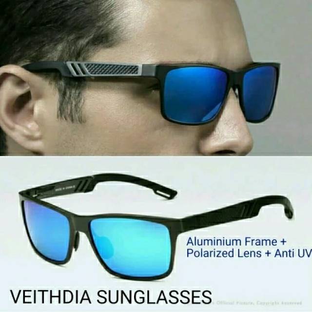 Jual Veithdia Original Kacamata Pria Polaroid L Polarized Anti Silau Uv