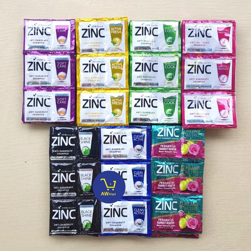 Jual Shampoo Zinc Sachet Ml Renteng Sachet Pcs All Varian