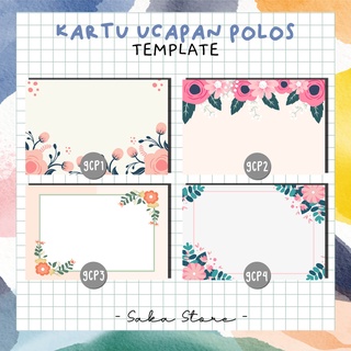 Jual KARTU UCAPAN POLOS GREETING CARD POLOS KARTU UCAPAN CUSTOM