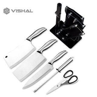 Jual Vishal Stainless Set Pisau Dapur Isi Pcs Pisau Daging Stainless