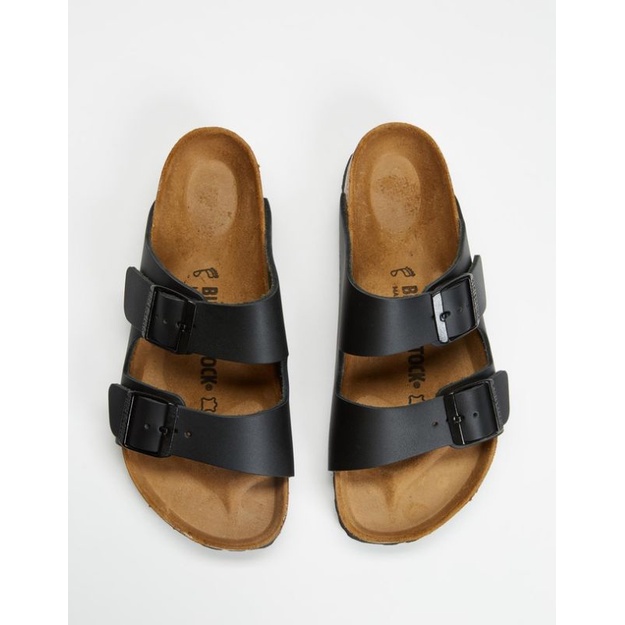 Jual Birkenstock Arizona Smooth Leather Black Shopee Indonesia