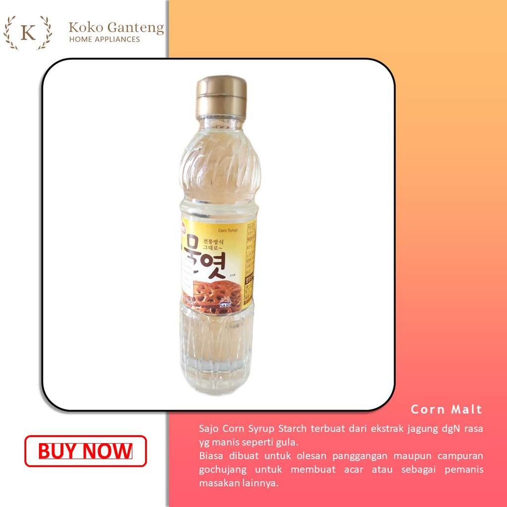 Jual SAJO CORN MALT SYRUP MULYOT SIRUP JAGUNG KOREA 700 GR IMPORT