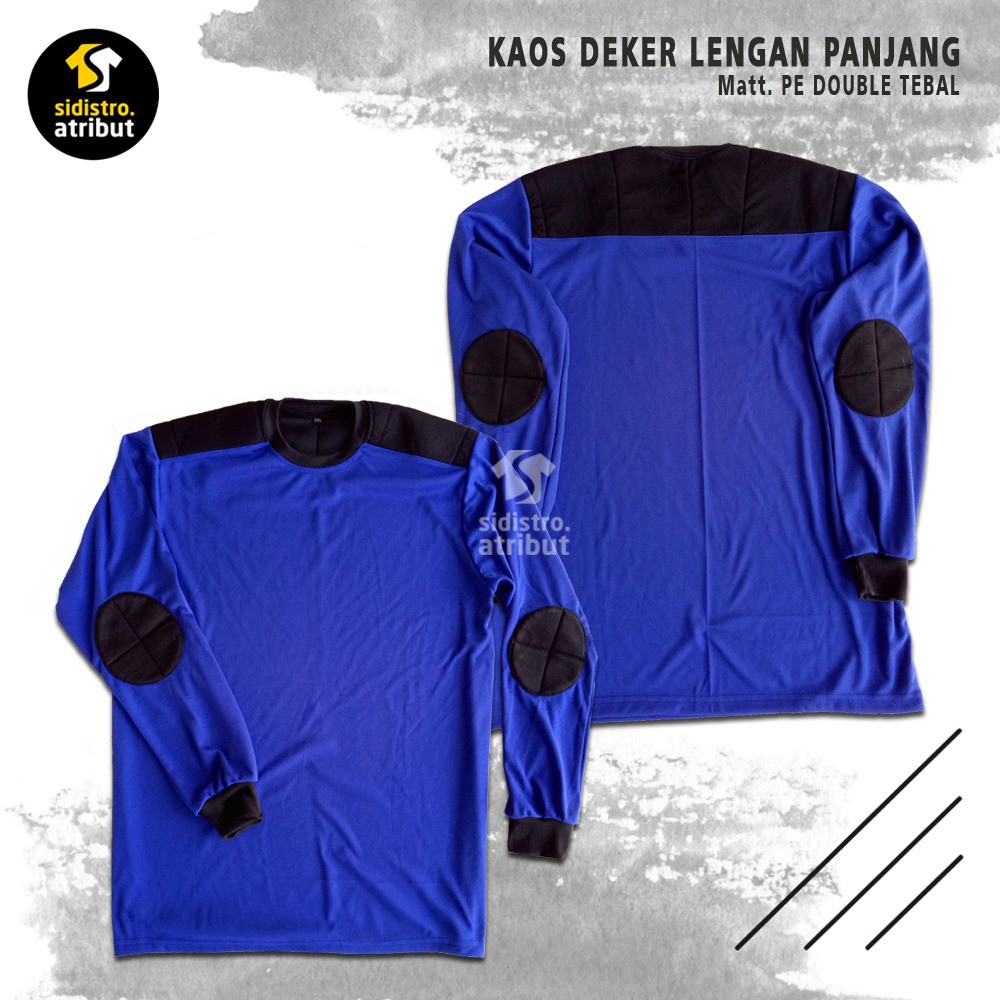 Jual Kaos Decker Polos Kaos Lapangan Biru Kaos Deker Lapangan