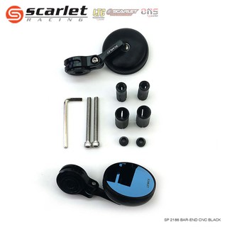 Jual Scarlet Racing Kaca Spion Jalu Cnc Bulat Universal Vespa