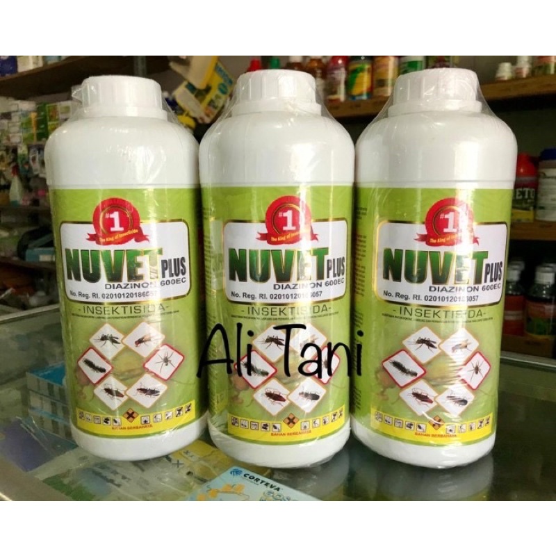 Jual Nuvet Plus Ec Kemasan Liter Insektisida Diazinon Shopee