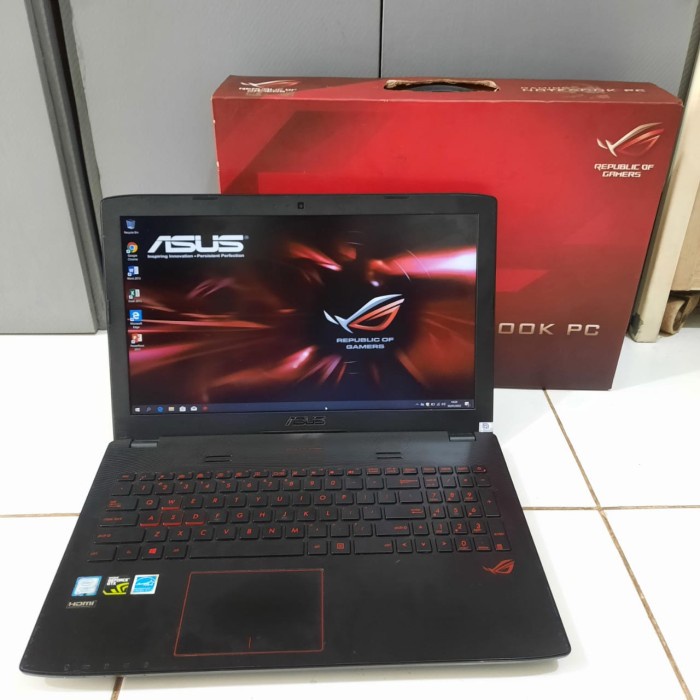 Jual Laptop Notebook Laptop Gaming Asus Rog Gl552Vx Core I7 7700Hq