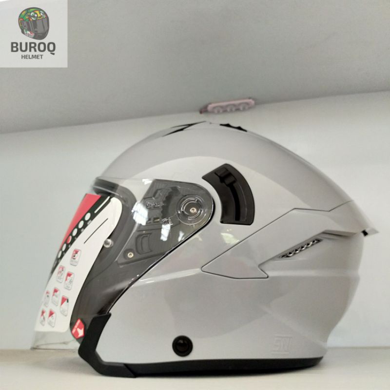 Jual Helm Half Face Kyt Nfj Asphalt Grey Terbaru Shopee Indonesia