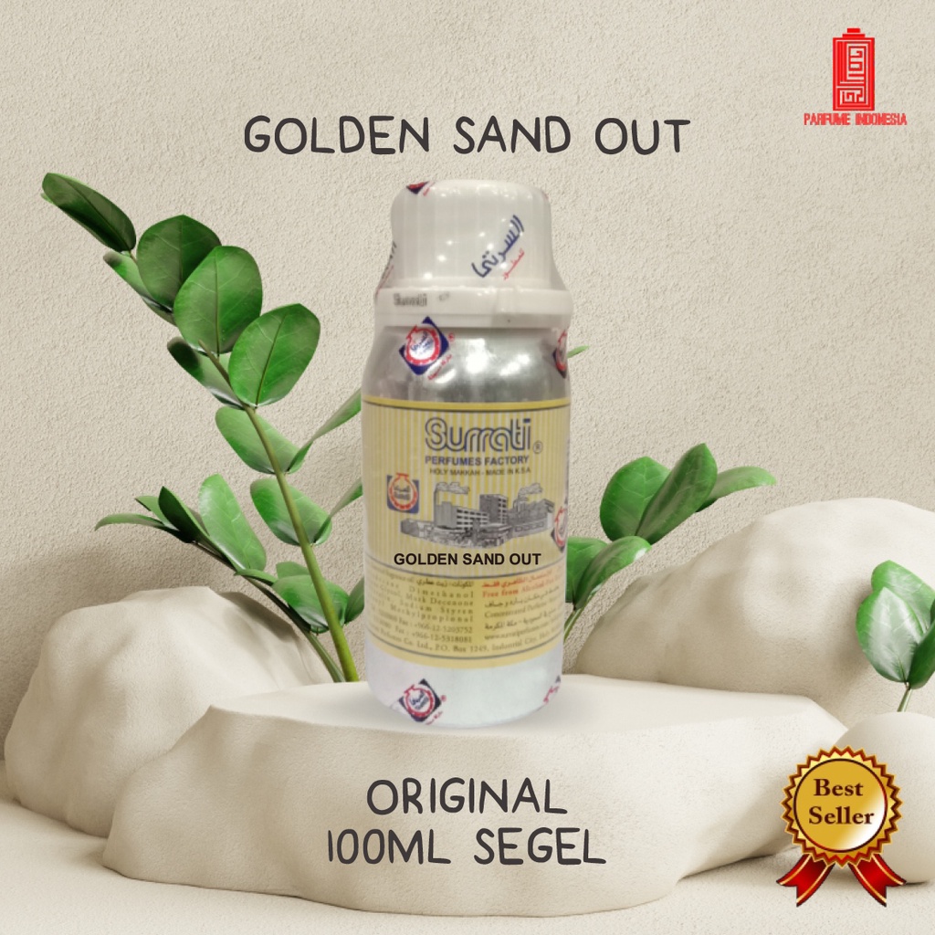 Jual Bibit Parfum Murni GOLDEN SAND OUD SURRATI 100ML SEGEL Shopee