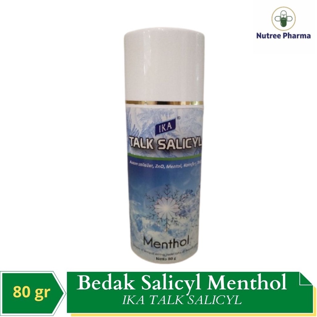 Jual BEDAK SALICYL TALK MENTHOL IKA 80 GRAM Shopee Indonesia