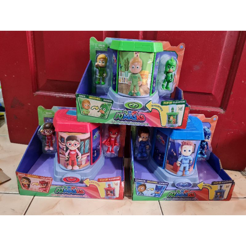 Jual Pj Masks Transformation Playset Gekko Catboy Owlette Shopee