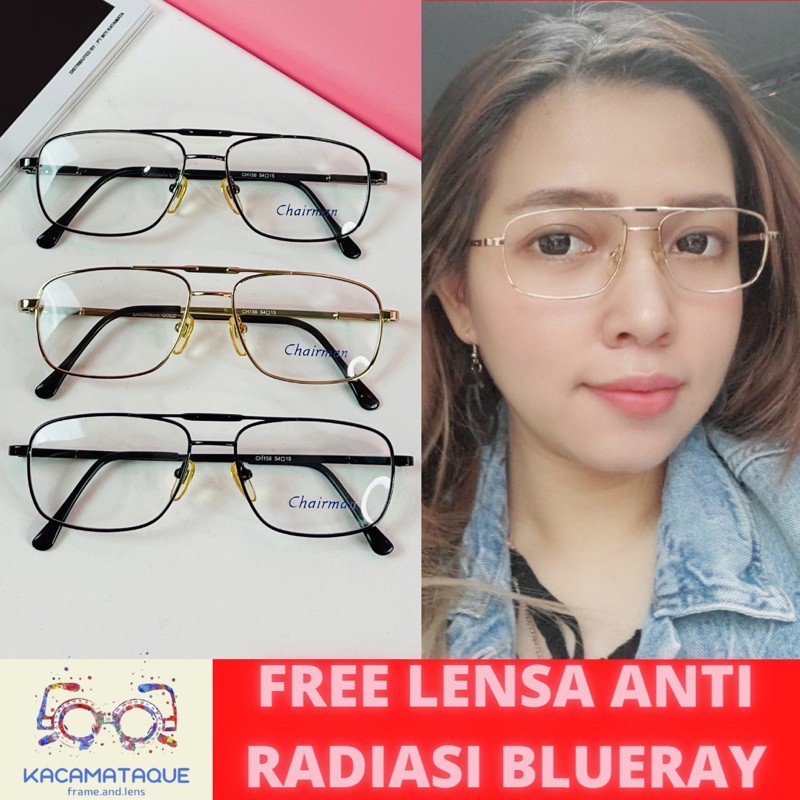 Jual Kacamata Anti Radiasi CH156 Kacamata Blueray Kacamata Minus Plus