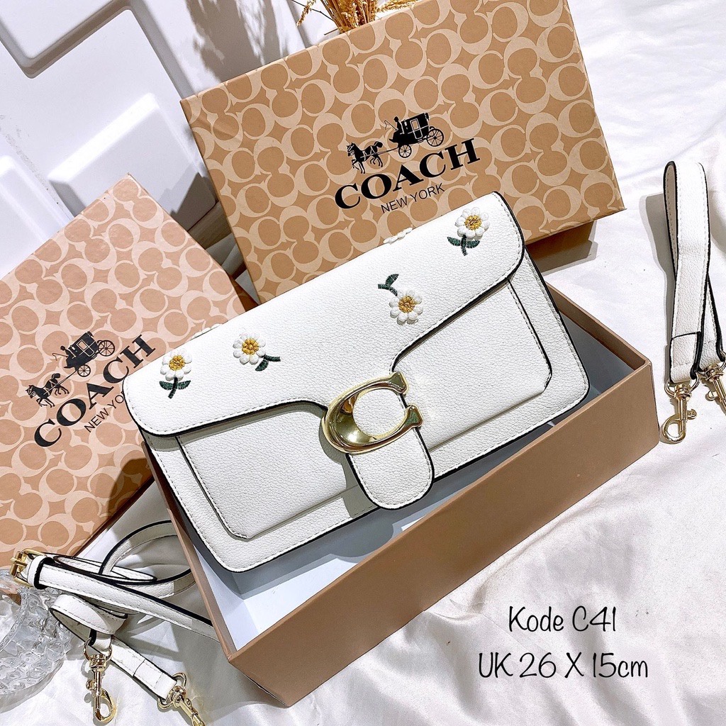 Jual Tas Selempang Wanita Premium C Ach Tabby Daisy Free Box Shopee