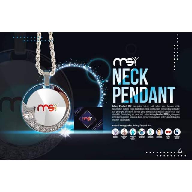 Jual MSI Neck Pendant Kalung Untuk Kesehatan Shopee Indonesia