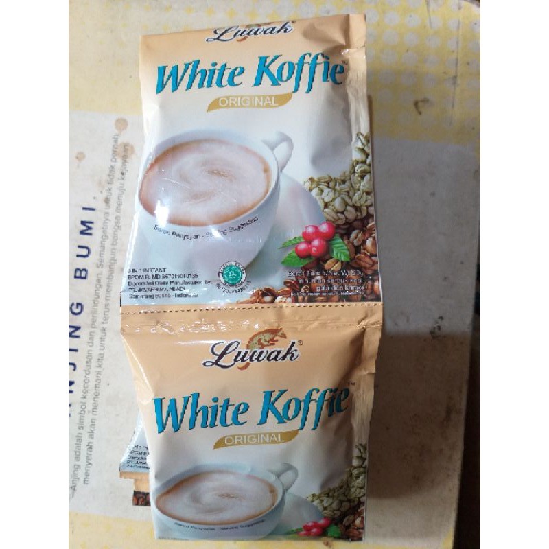 Jual Luwak White Coffee Original G Renceng Isi Pcs Shopee