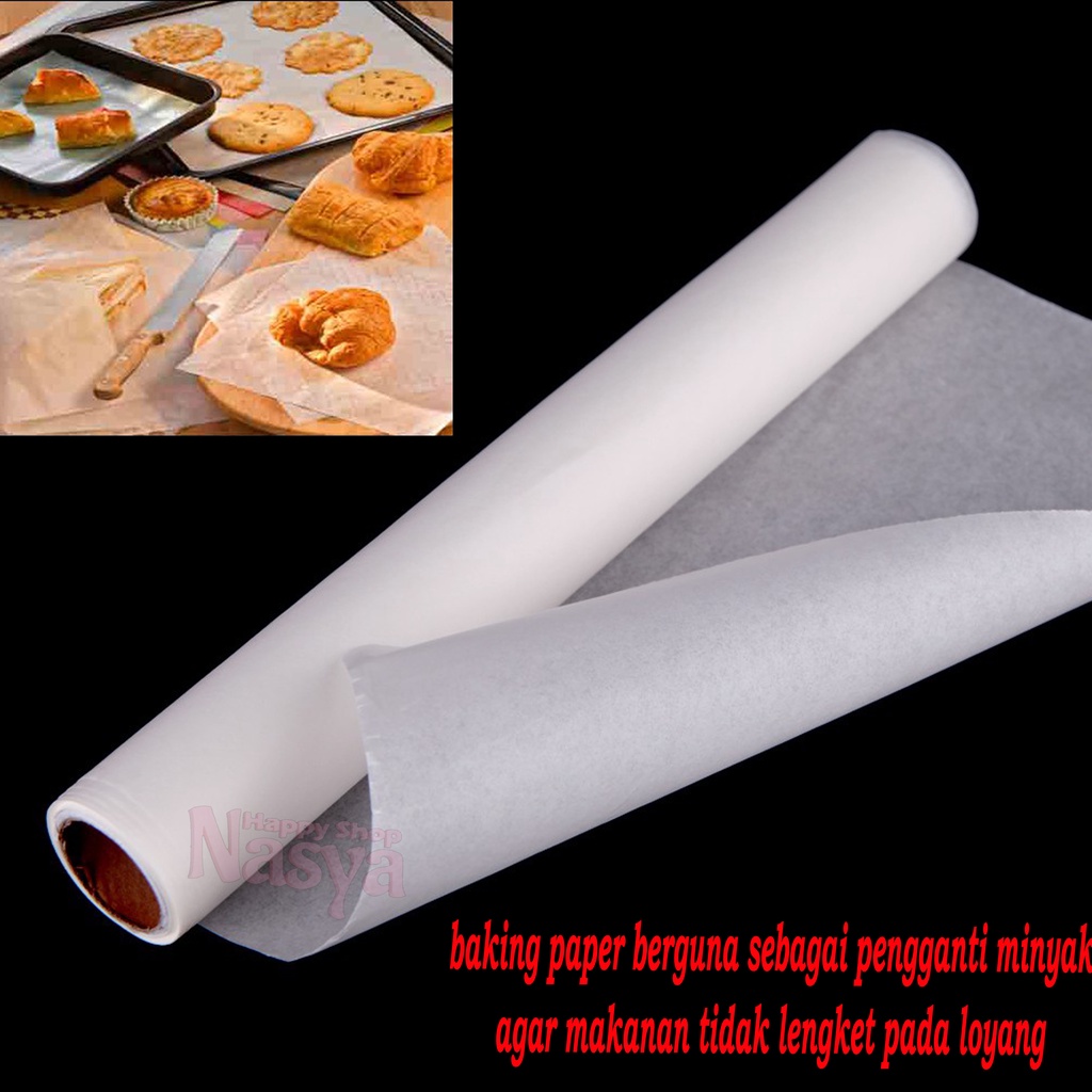 Jual BAKING PAPER KERTAS ROTI KERTAS MINYAK Shopee Indonesia