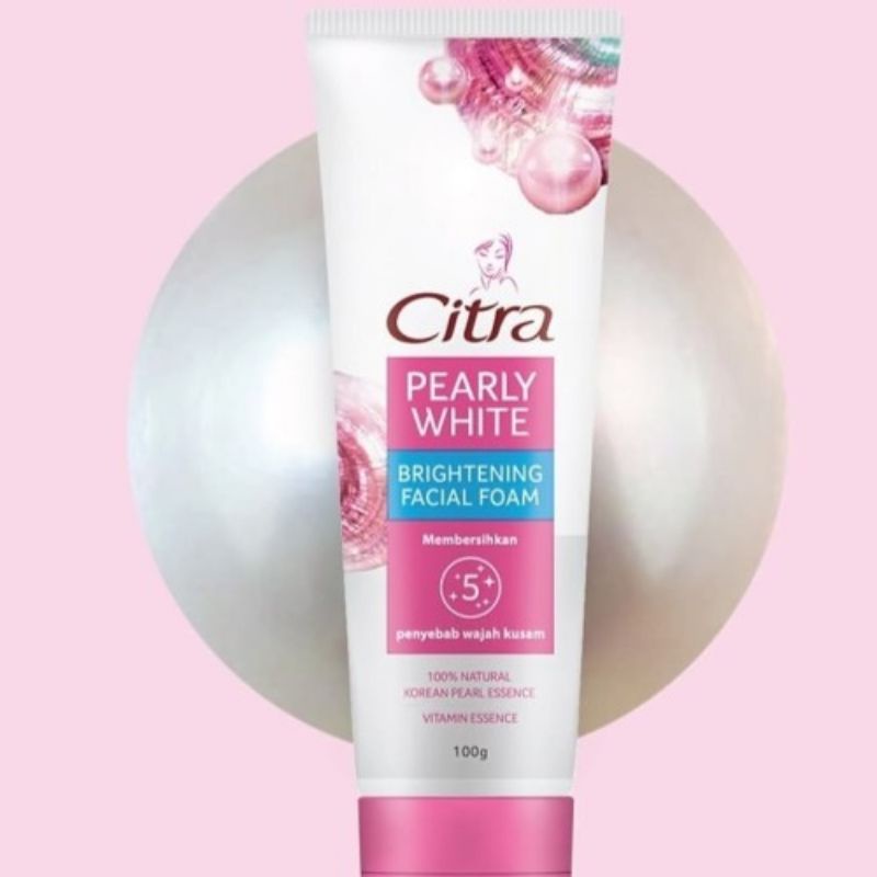 Jual Citra Facial Foam Pearly Glow Brightening 100ml Citra Sabun Cuci