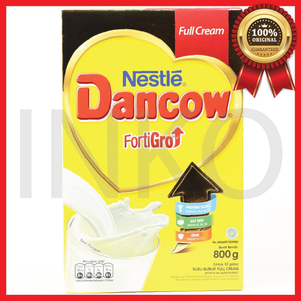 Jual NESTLE DANCOW FORTIGROW FULL CREAM 800GR Shopee Indonesia