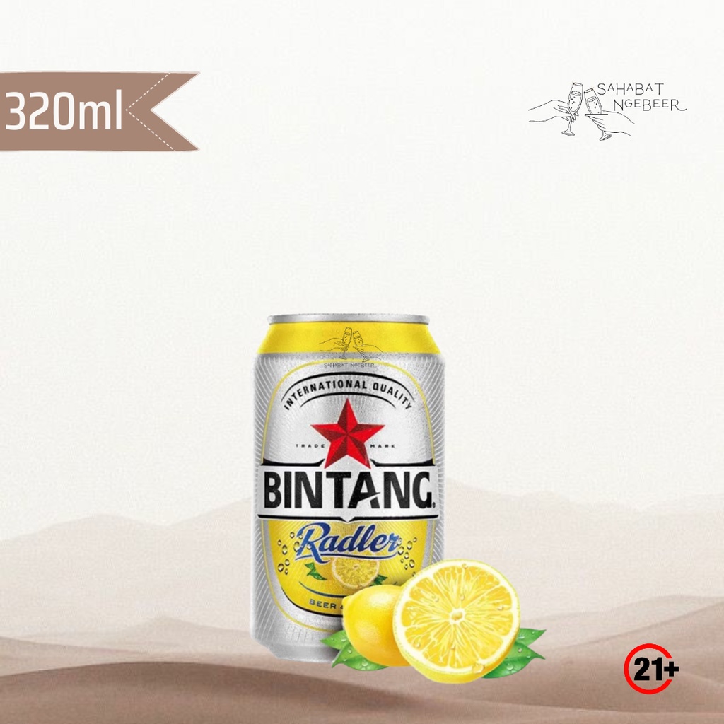 Jual Bintang Radler Lemon Can 320Ml Shopee Indonesia