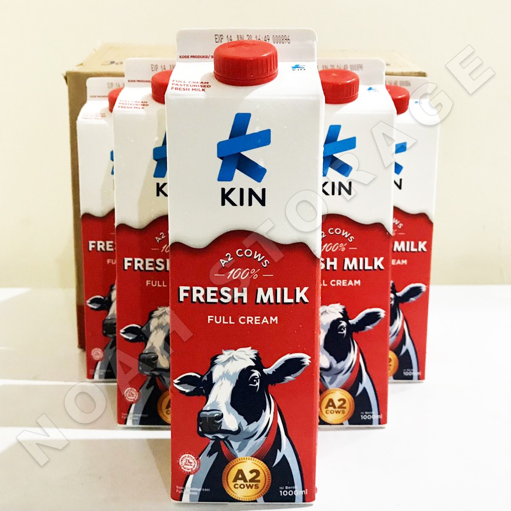 Jual Susu KIN UHT Fresh Milk 1 Liter Susu Segar Dari Sapi A2 Shopee