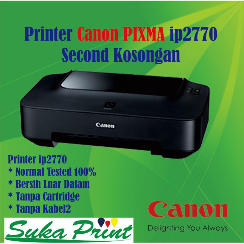 Jual Printer Canon Pixma Ip 2770 Kosongan Shopee Indonesia