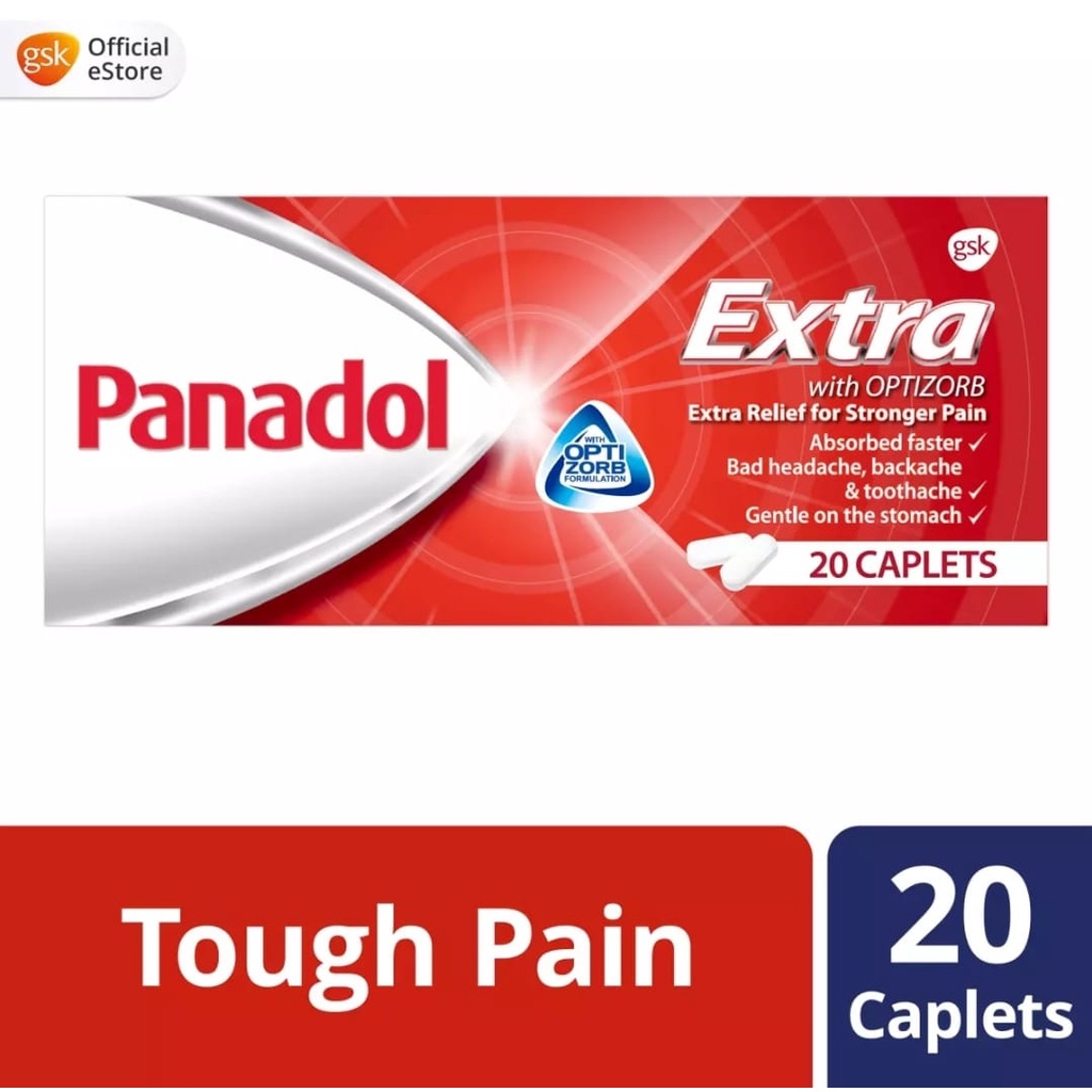 Jual Panadol Extra Caplets Dengan Optizorb Shopee Indonesia