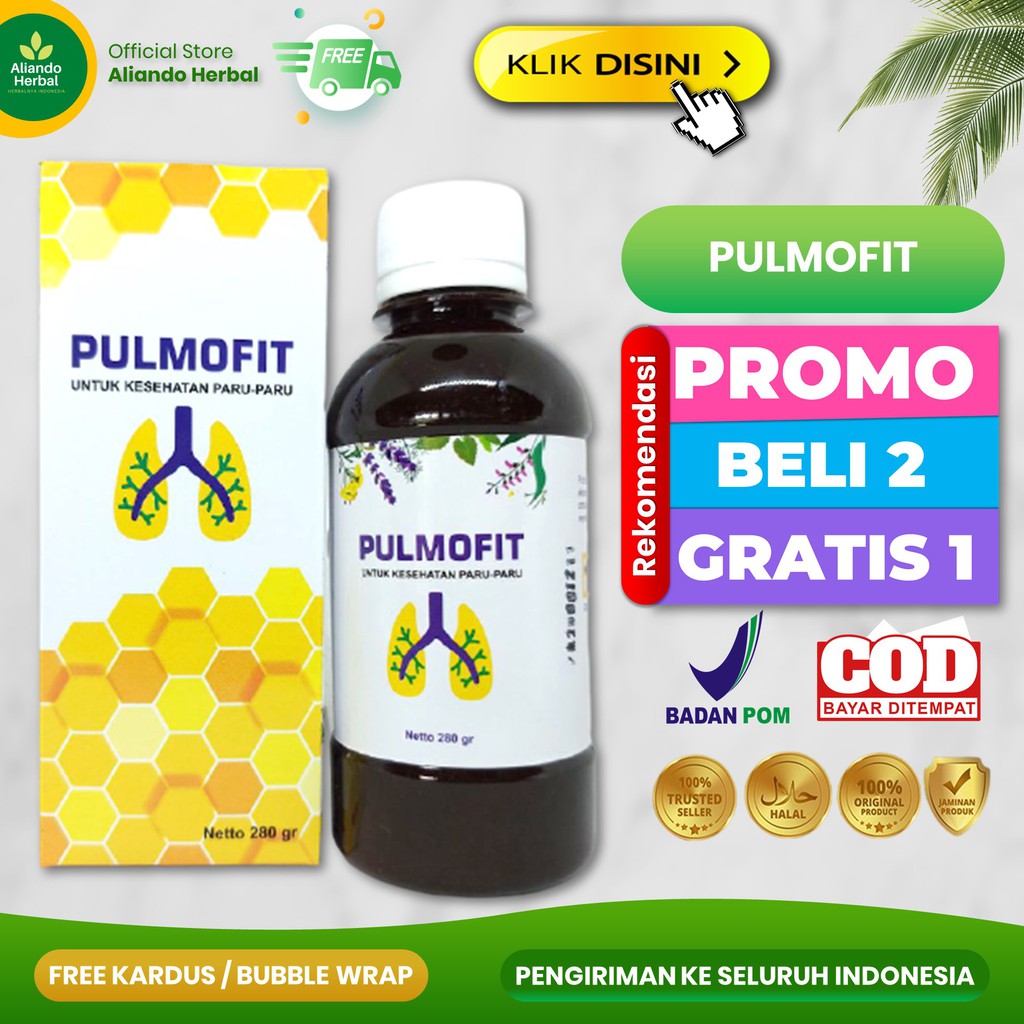 Jual Obat Madu Asma Dan Sesak Nafas Batuk Ampuh Herbal Pulmofit Lusifen