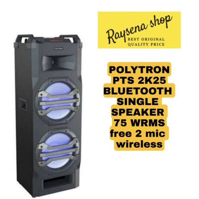 Jual POLYTRON PTS 2K25 Bluetooth Speaker Karaoke GARANSI RESMI Shopee