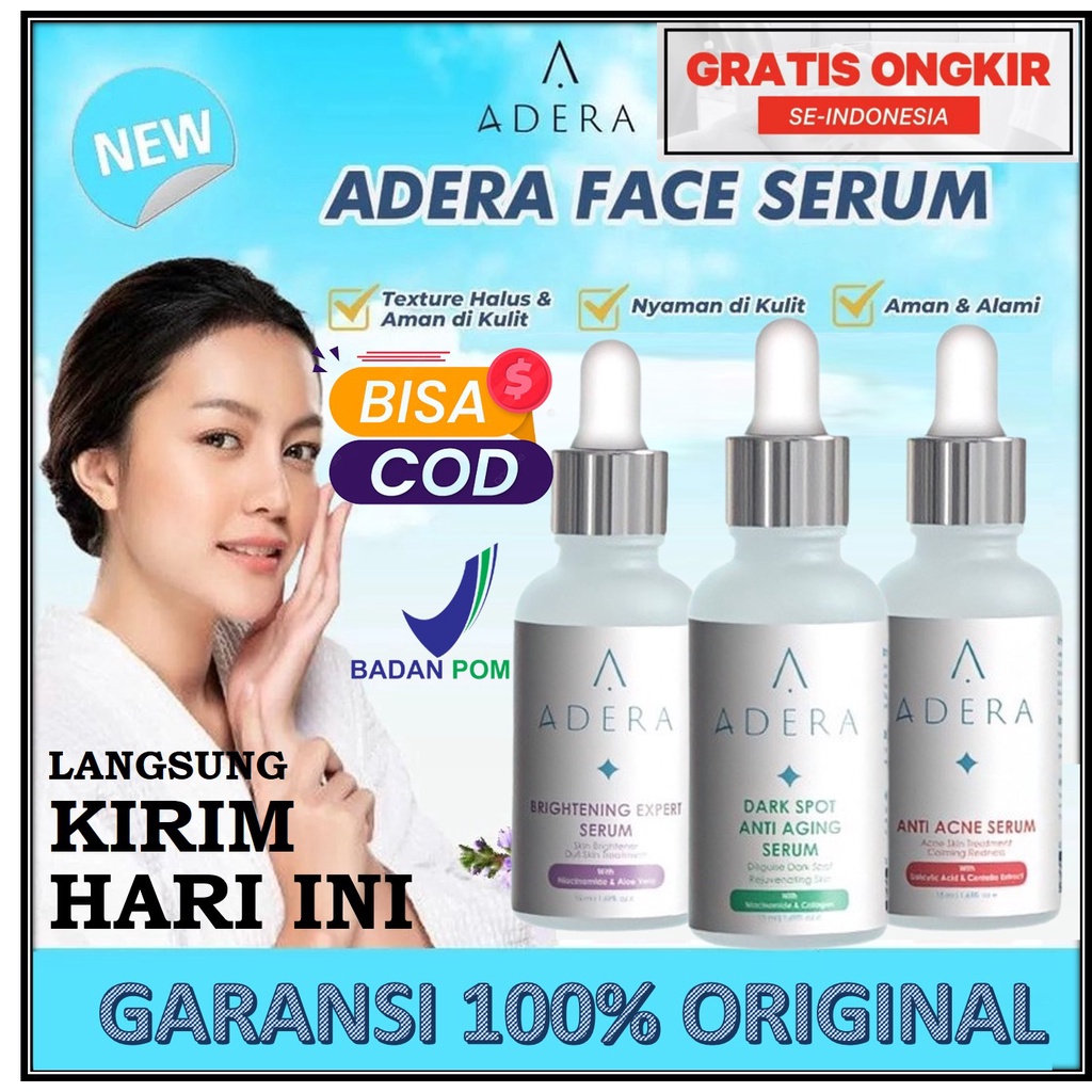 Jual Adera Face Serum Original Serum Adera Wajah Original Glowing