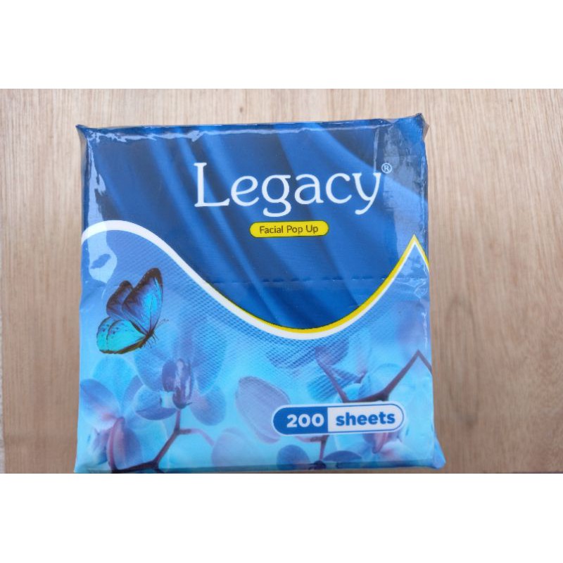 Jual Legacy Tissue Facial Pop Up 200 Sheets Shopee Indonesia