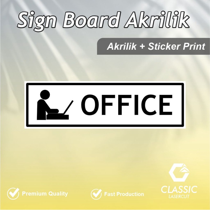 Jual Sign Board Akrilik Office Sign Board Akrilik Signange Office