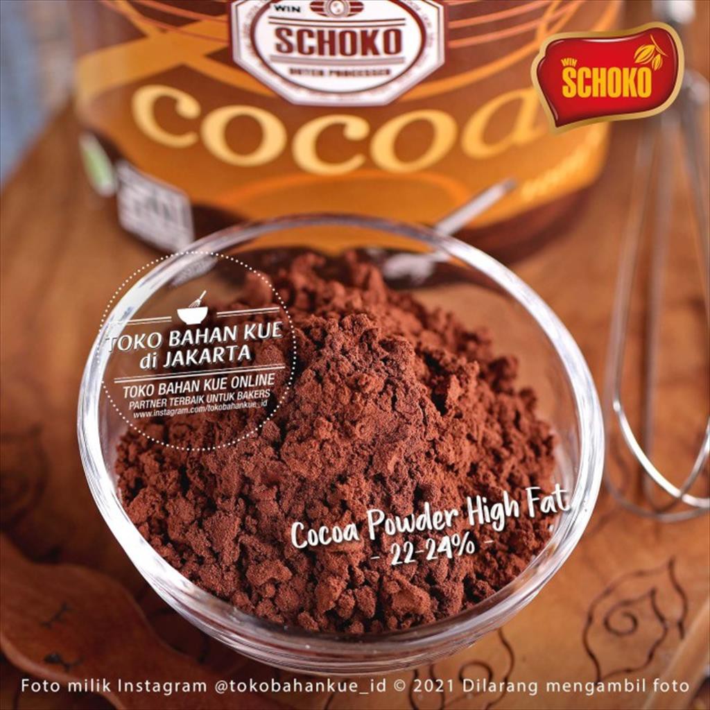 Jual Schoko Pure Cocoa Powder DSP PACK 100gr Cokelat Bubuk Coklat High