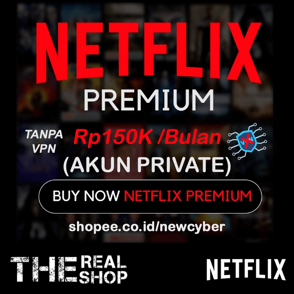 Jual Promo Netflix Private Account Tanpa VPN NO VPN Shopee Indonesia