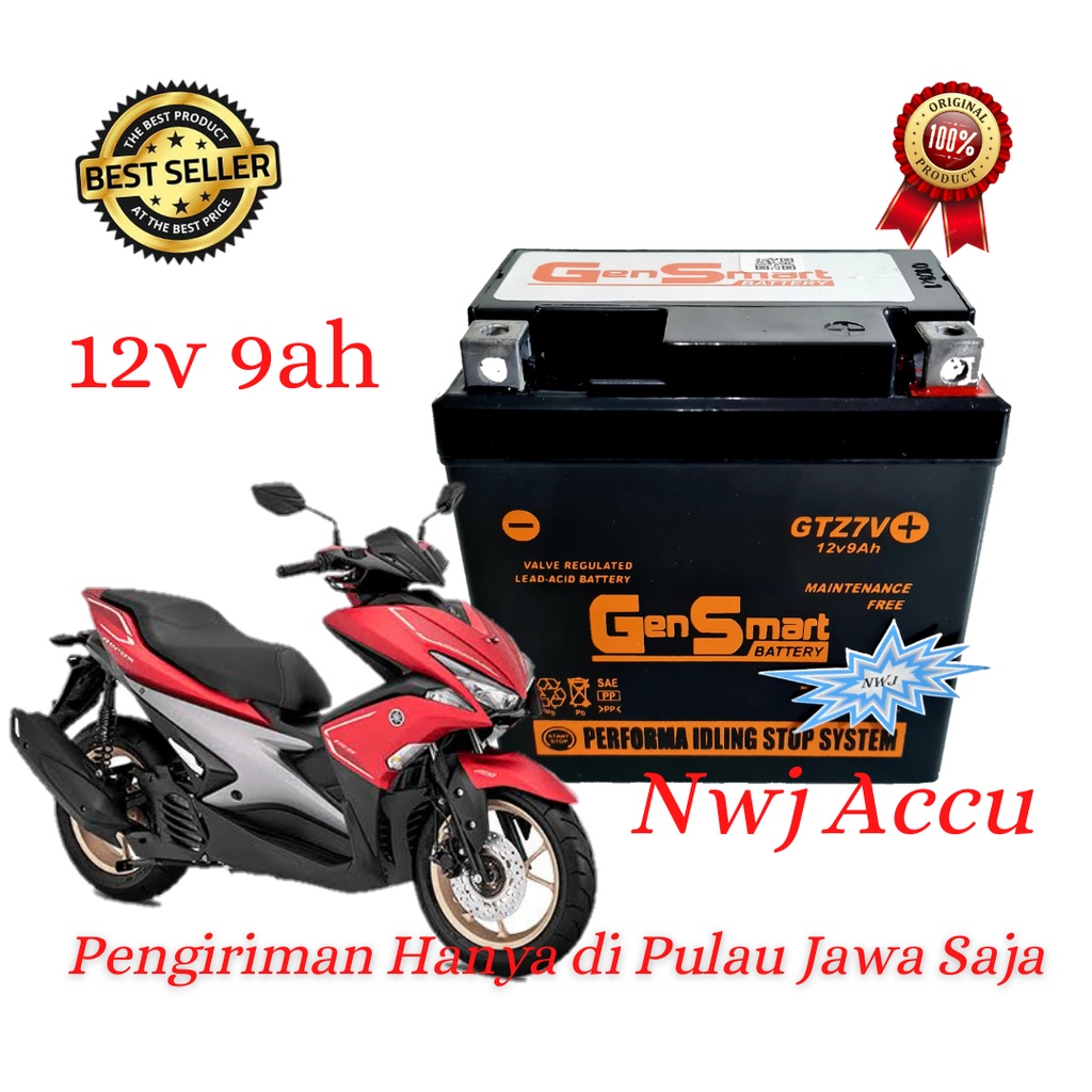 Jual Aki Motor Yamaha Aerox Nmax Old Lexi Xmax Gtz V Ytz V Gtz V Mf