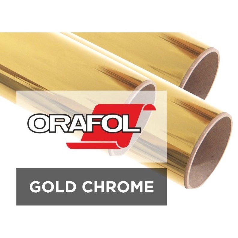 Jual Stiker Sticker ORACAL 351 CHROME GOLD SILVER 126cm X 100cm