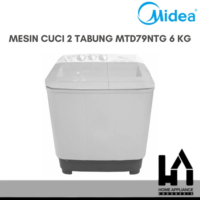 Jual Produk Terbaru Midea Mesin Cuci Dua Tabung Mtd79Ntg 6 Kg Shopee