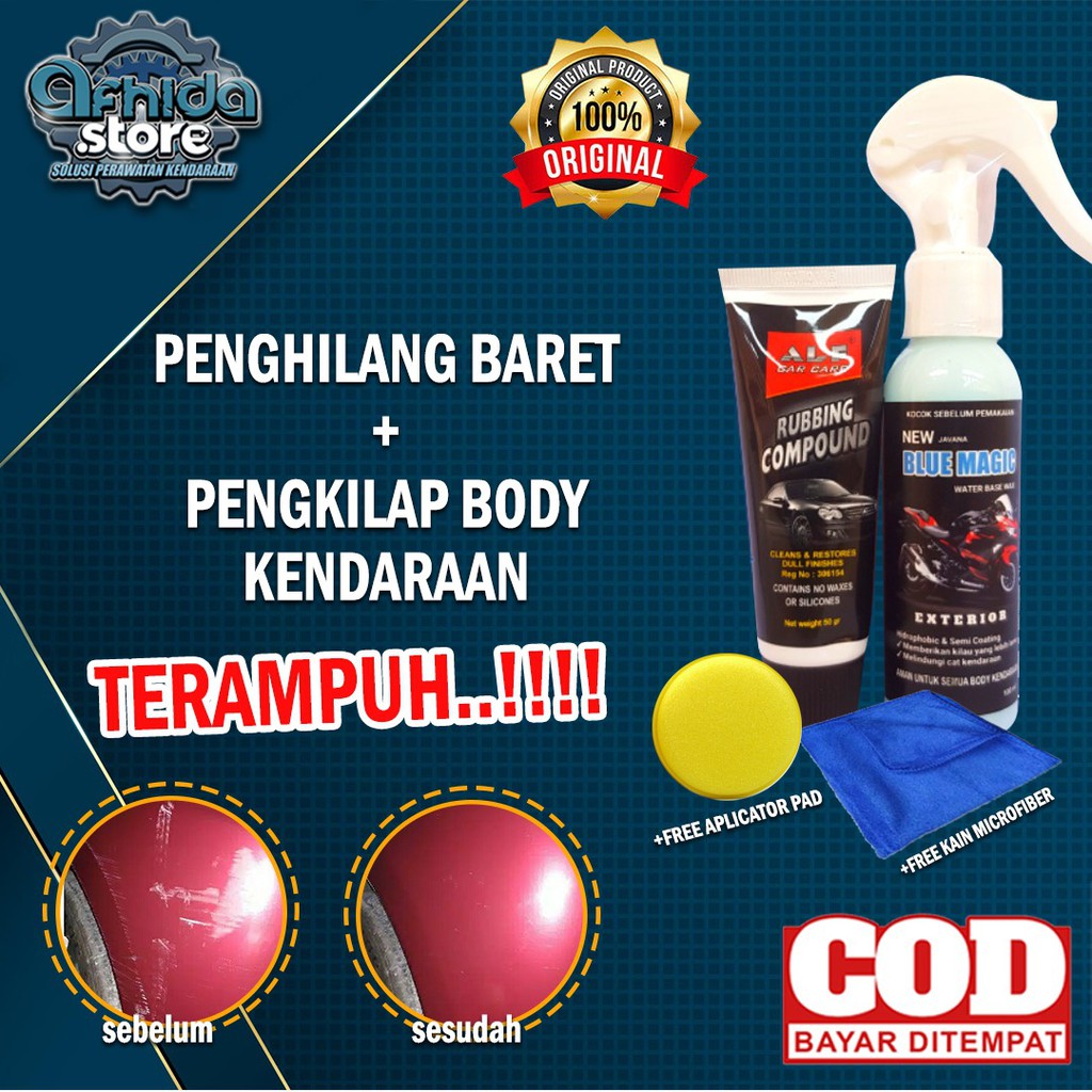 Jual Penghilang Baret Lecet Mobil Rubbing Compound Mobil Dan Pengkilap