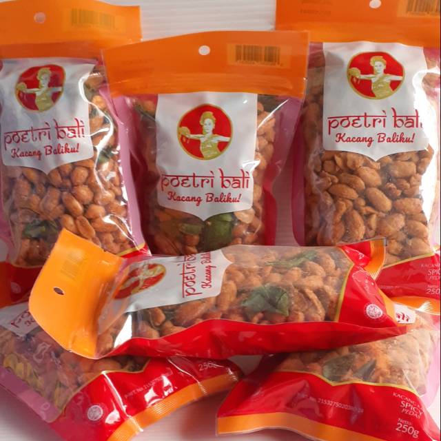 Jual Kacang Bali Kacang Kapri Bali Poetri Bali250gr SPICY Pedas Manis