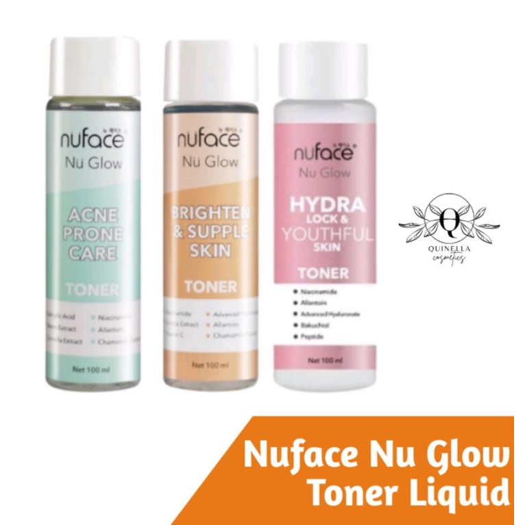 Jual Nuface Nu Glow Toner Liquid Acne Prone Care Brighten Supple