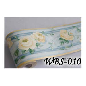 Jual Meth Wbs Blue N Yellow Flower Cm Wall Border Sticker Mx Cm