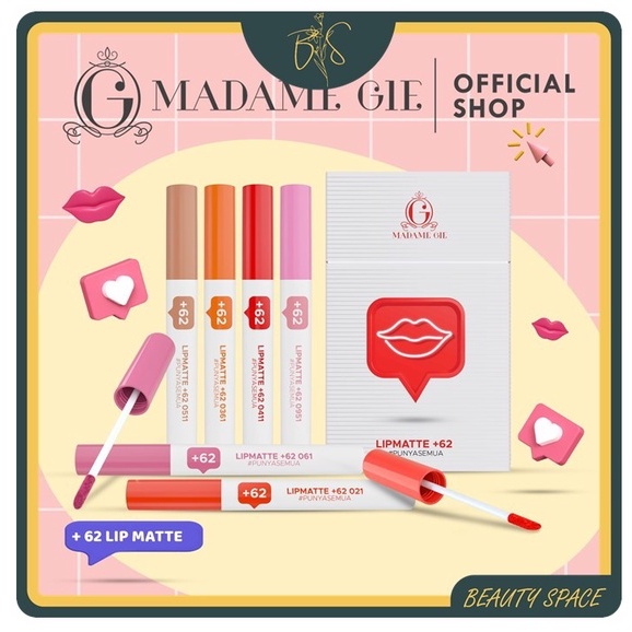 Jual Beauty Space Madame Gie Lip Matte Netizen Make Up Lipstick